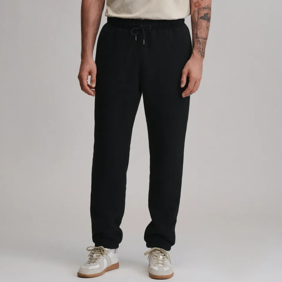 Eddie Bauer Vintage Soft pantaloni trening negri captusiti