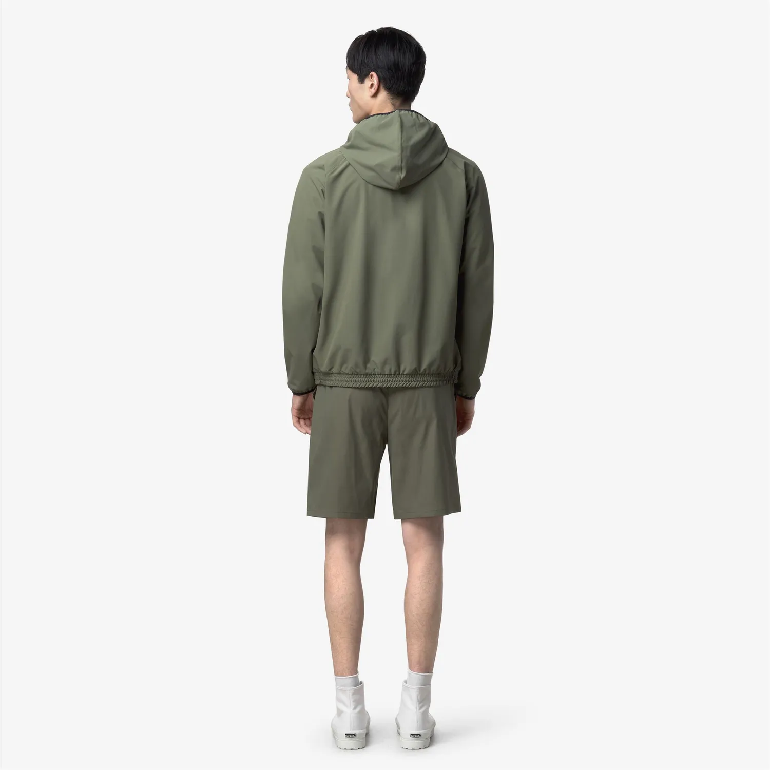 K-Way Action Sia hanorac fleece verde barbati elastic