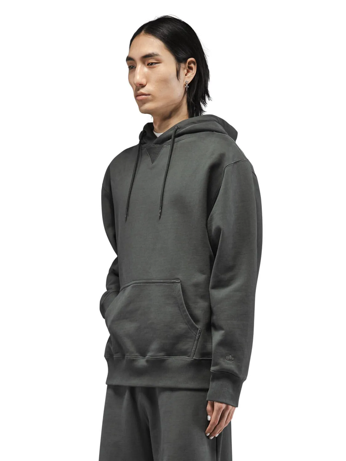 Alpha Industries Essential French Terry Hoodie Gen II hanorac charcoal bumbac