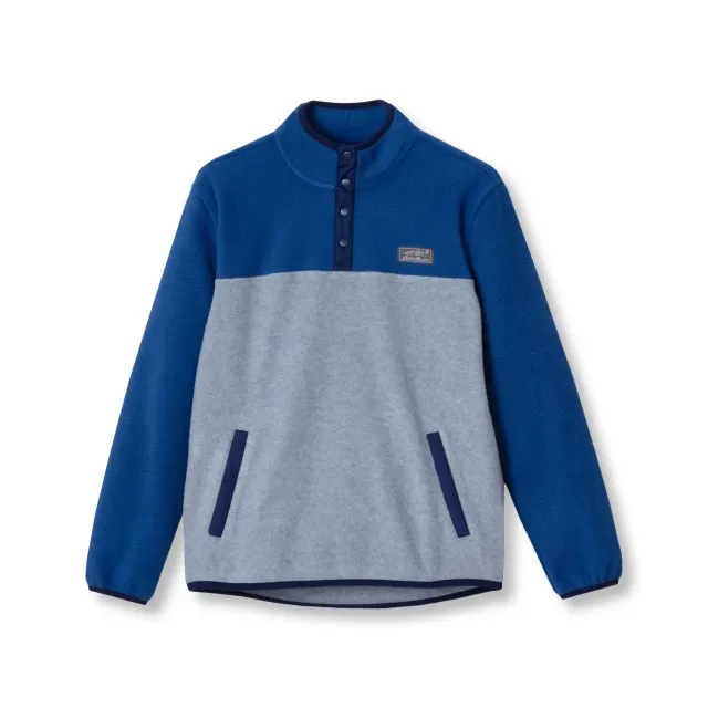 Eddie Bauer Quest Fleece Snap Neck jacheta baieti neagra