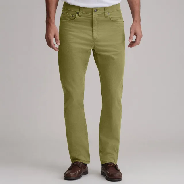 Eddie Bauer Legend Wash Twill 5-Pocket pantaloni Mushroom bumbac spalat