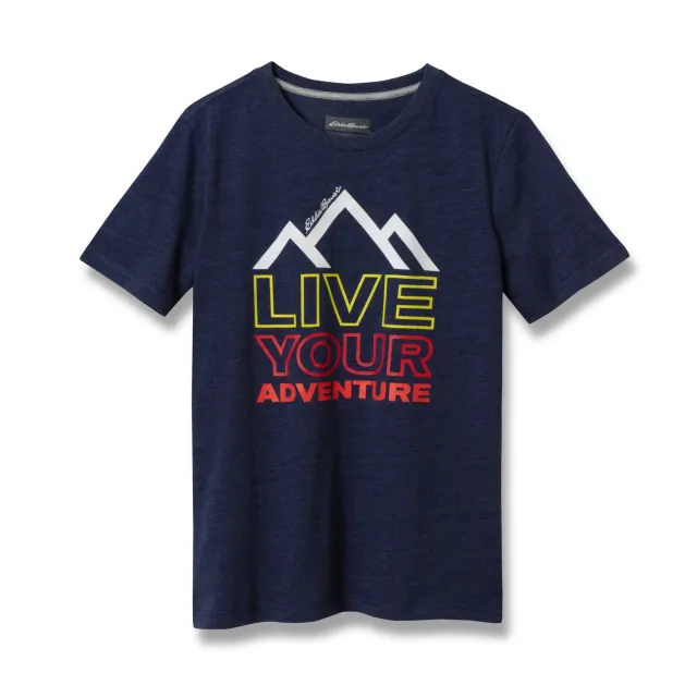Eddie Bauer Boys Graphic tricou gri bumbac cu imprimeu