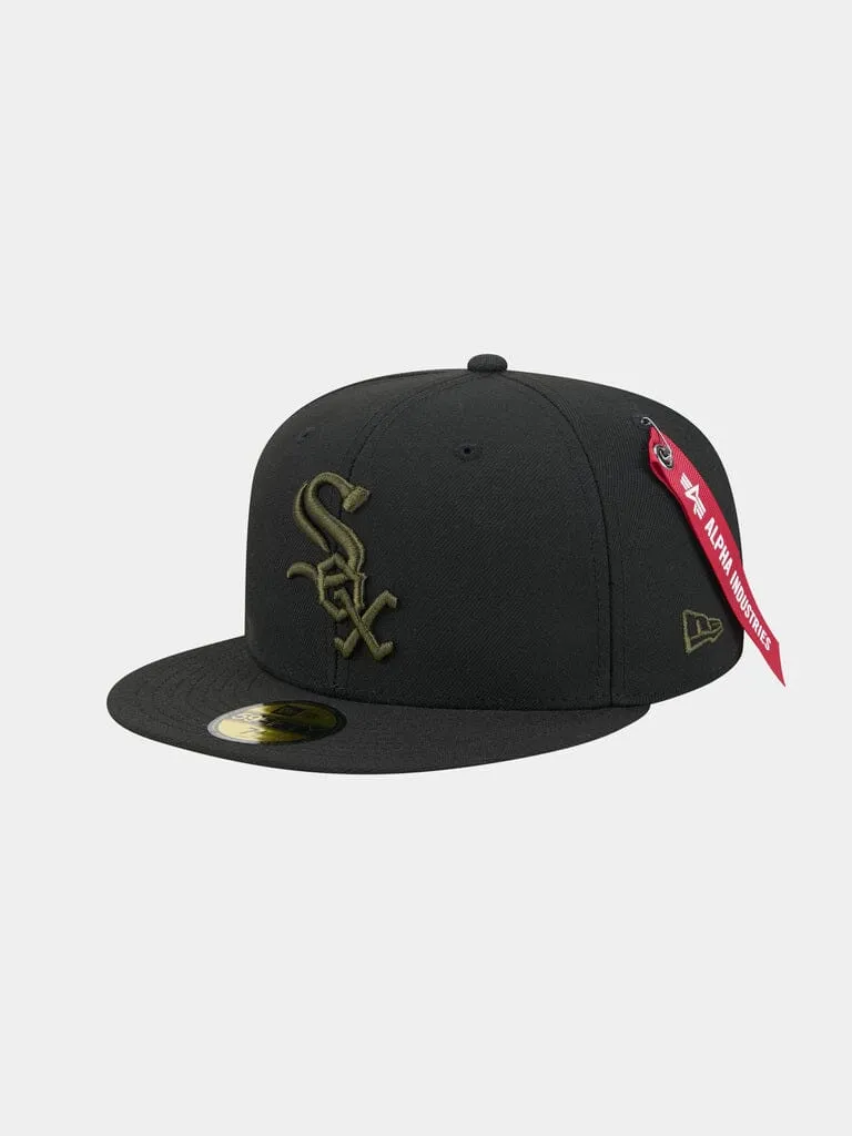 Alpha Industries 59Fifty Chicago White Sox sapca neagra fitted