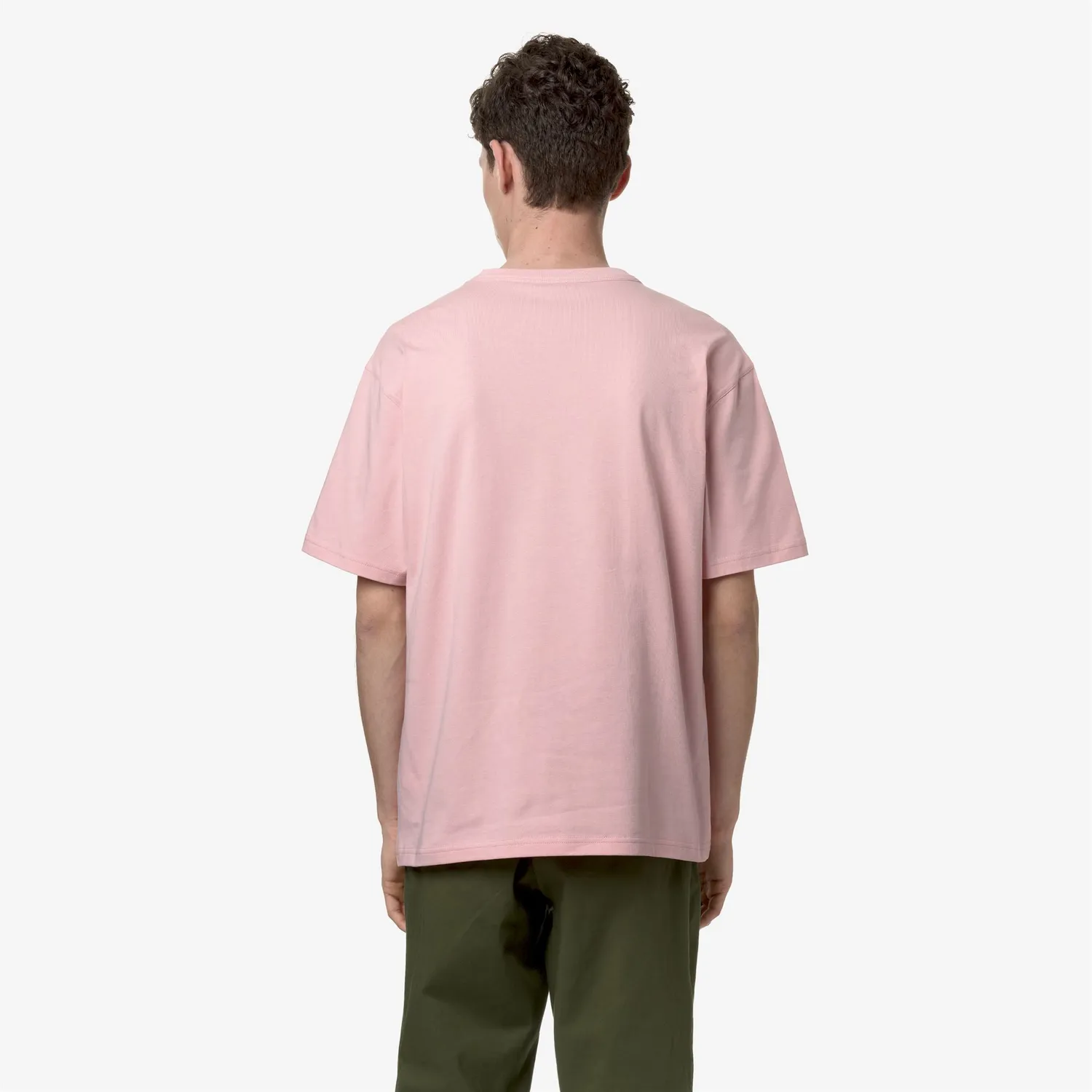 K-Way Fantome tricou barbati roz-verde