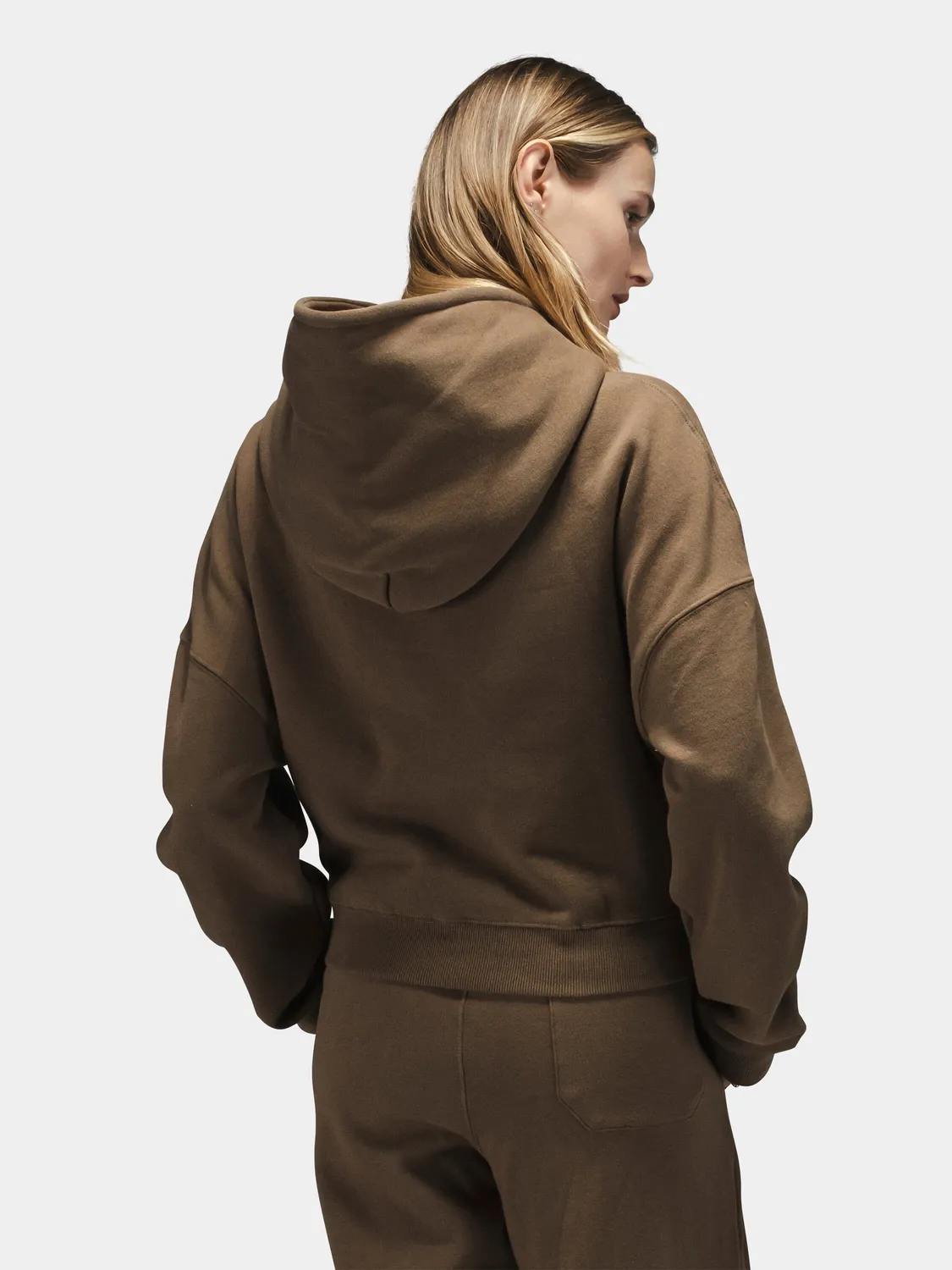 Alpha Industries Essential hanorac cropped dama negru