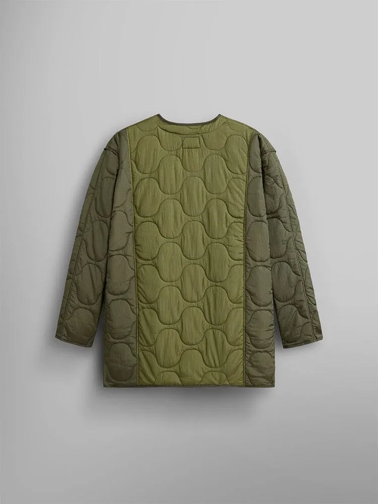 Alpha Industries Mixed Media geaca lunga dama verde
