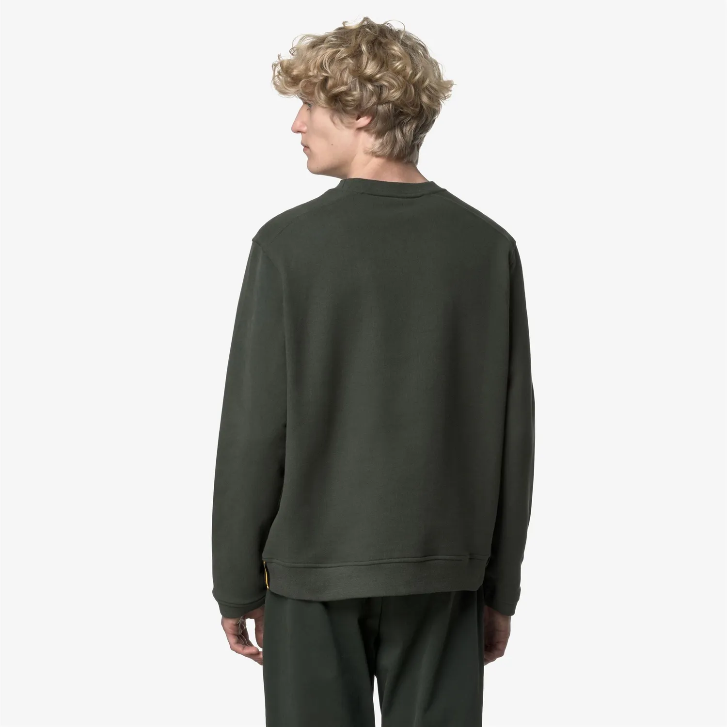 K-Way Perruel Cotton Cashmere hanorac barbati verde bumbac