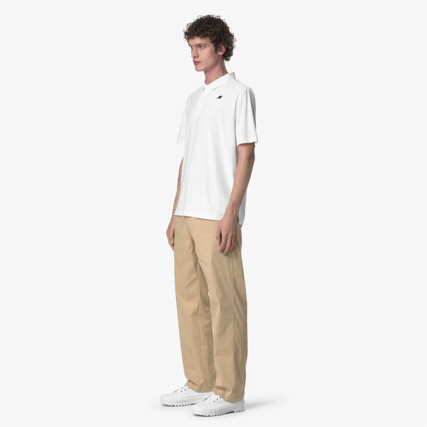 K-Way Ralph Twill Tech Golf pantaloni chino barbati bej Rope