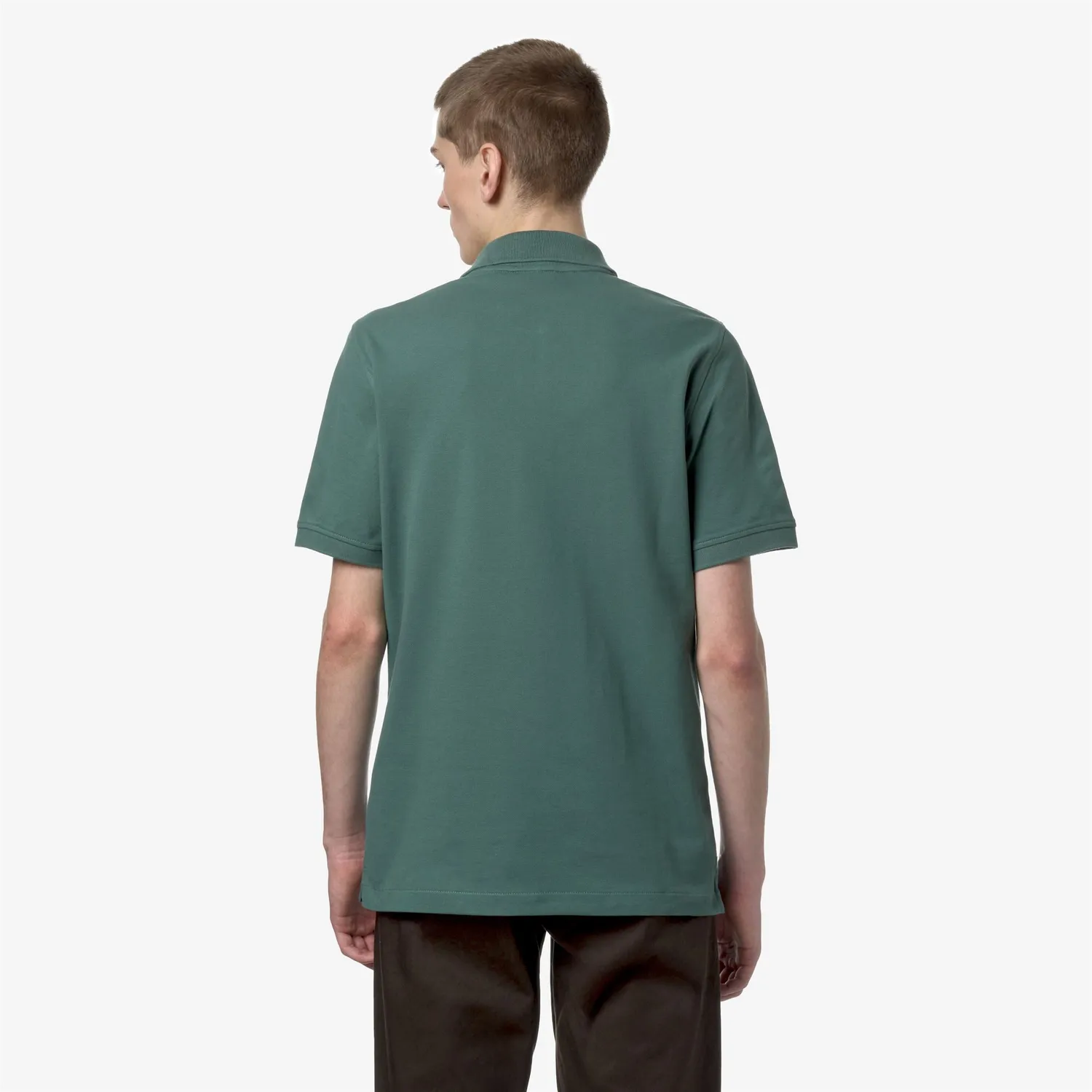 K-Way Vinnie polo barbati Green Palm slim