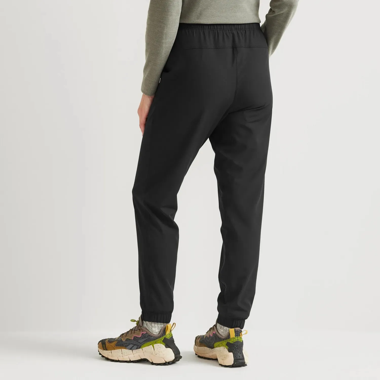 Eddie Bauer Flexion pantaloni damă negri cu polar