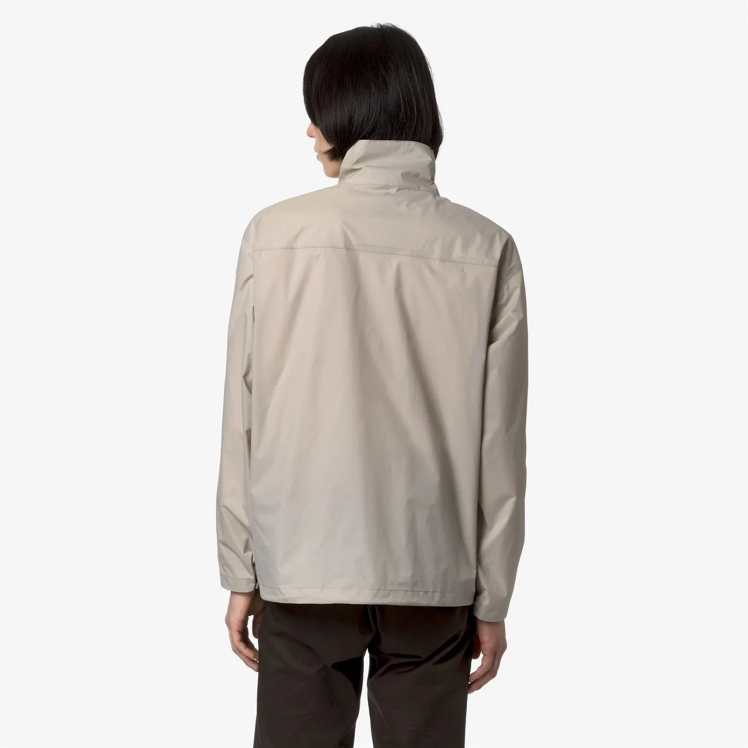 K-Way Orson geacă unisex Beige Grey impermeabilă