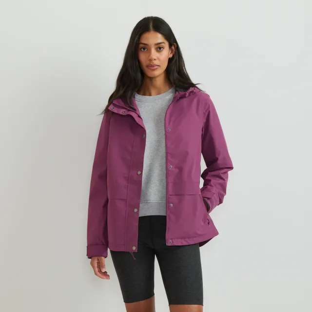 Eddie Bauer Rainfoil Storm geaca impermeabila dama cu gluga
