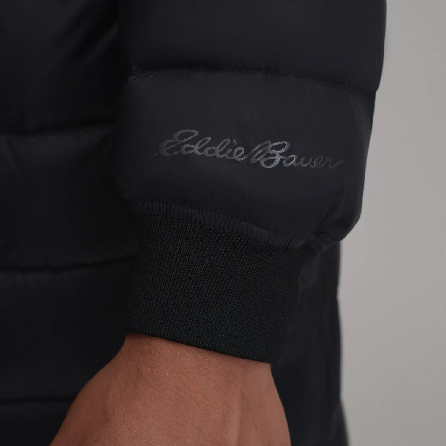 Eddie Bauer Eddie's Camp salopeta barbati puf neagra calduros