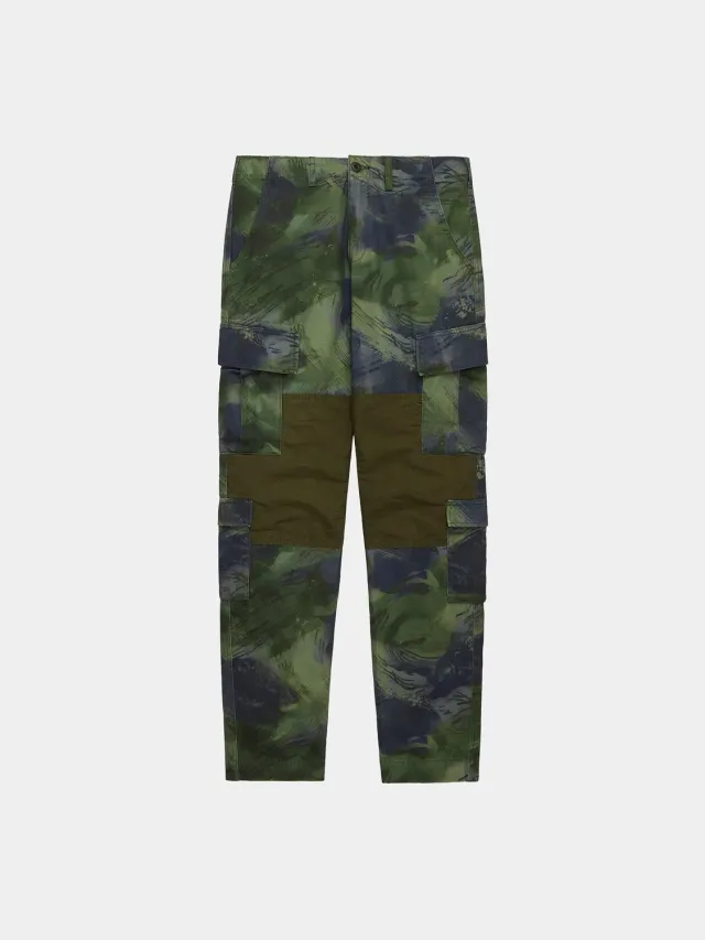 Alpha Industries ACU pantaloni cargo olive camo bumbac