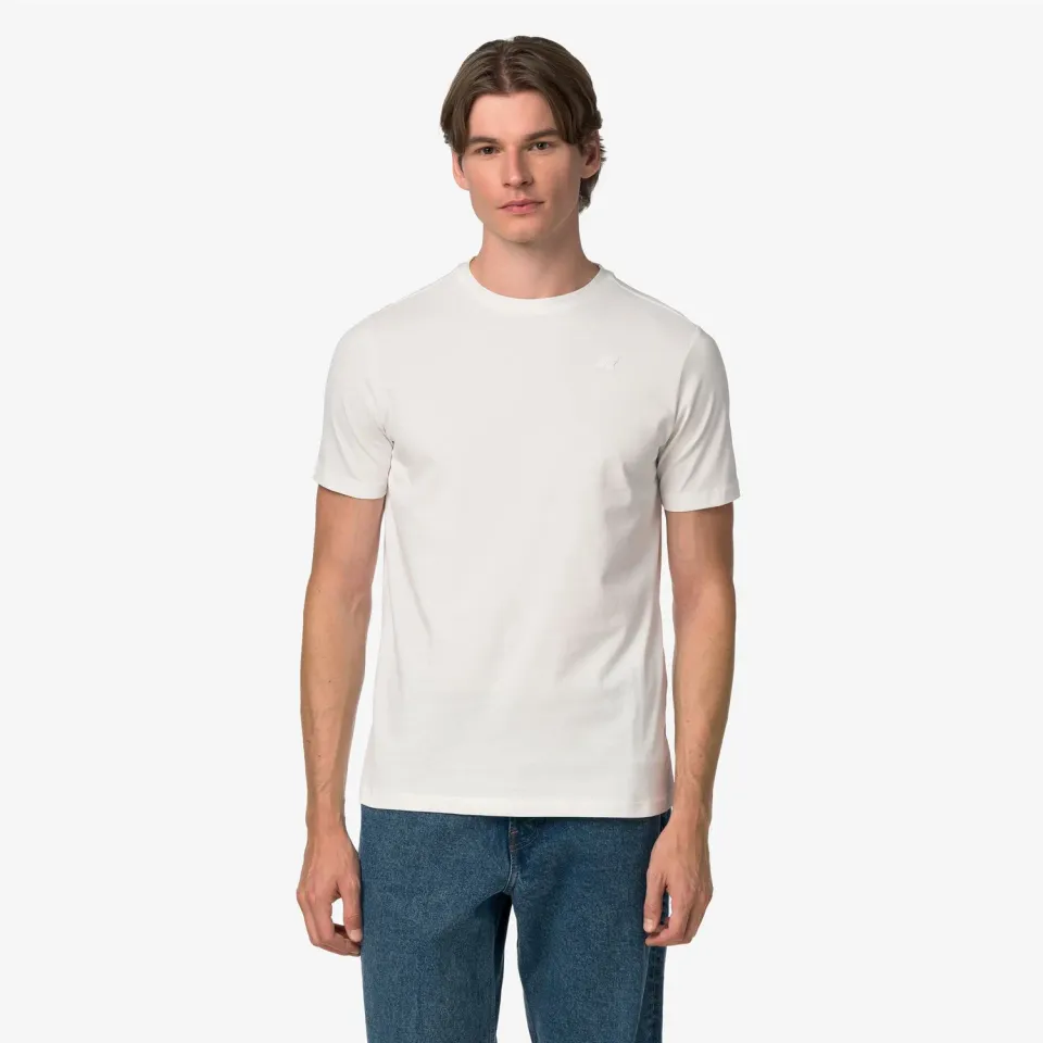 K-Way Odom Jersey Peach tricou barbati alb natural