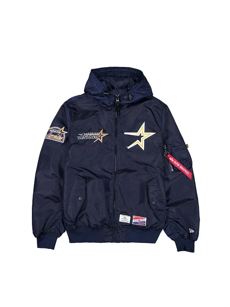 Alpha Industries L-2B Astros geaca bomber albastra barbati usoara