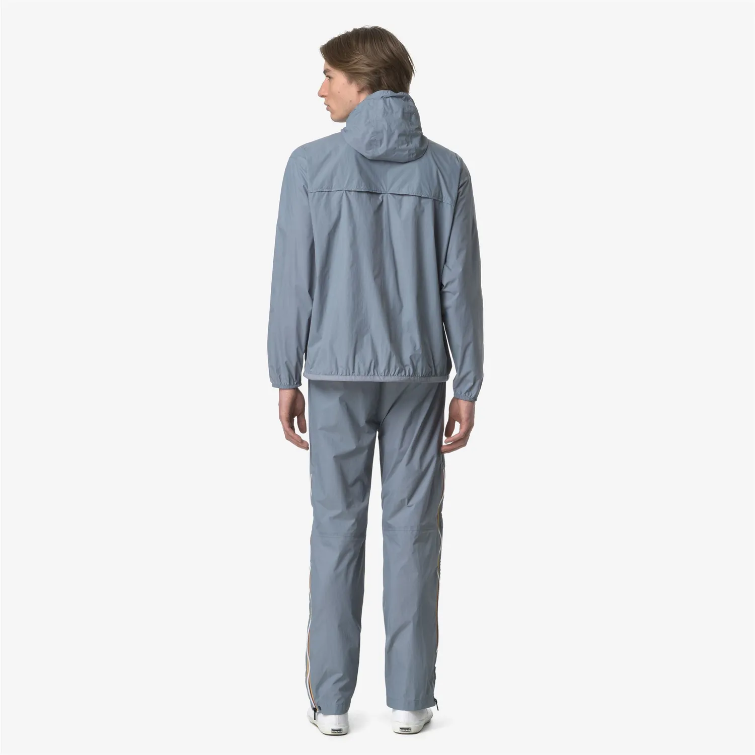K-Way Le Vrai Ethan pantaloni gri impermeabili