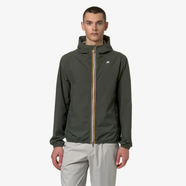 K-Way Jack Stretch Dot geaca barbati Green Blackish slim
