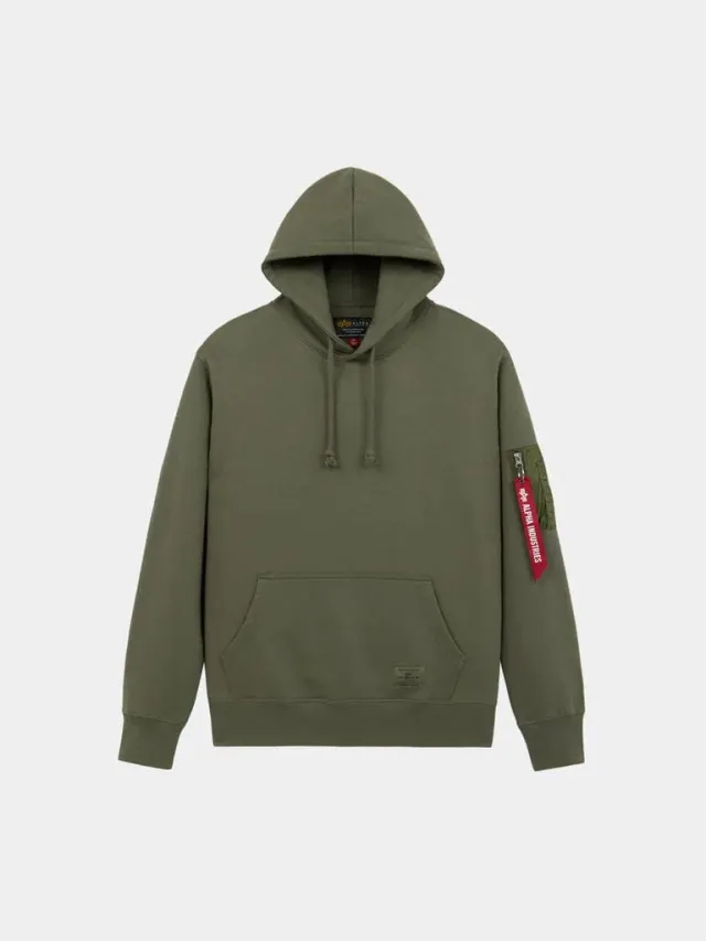 Alpha Industries Utility Pocket hanorac barbati negru bumbac