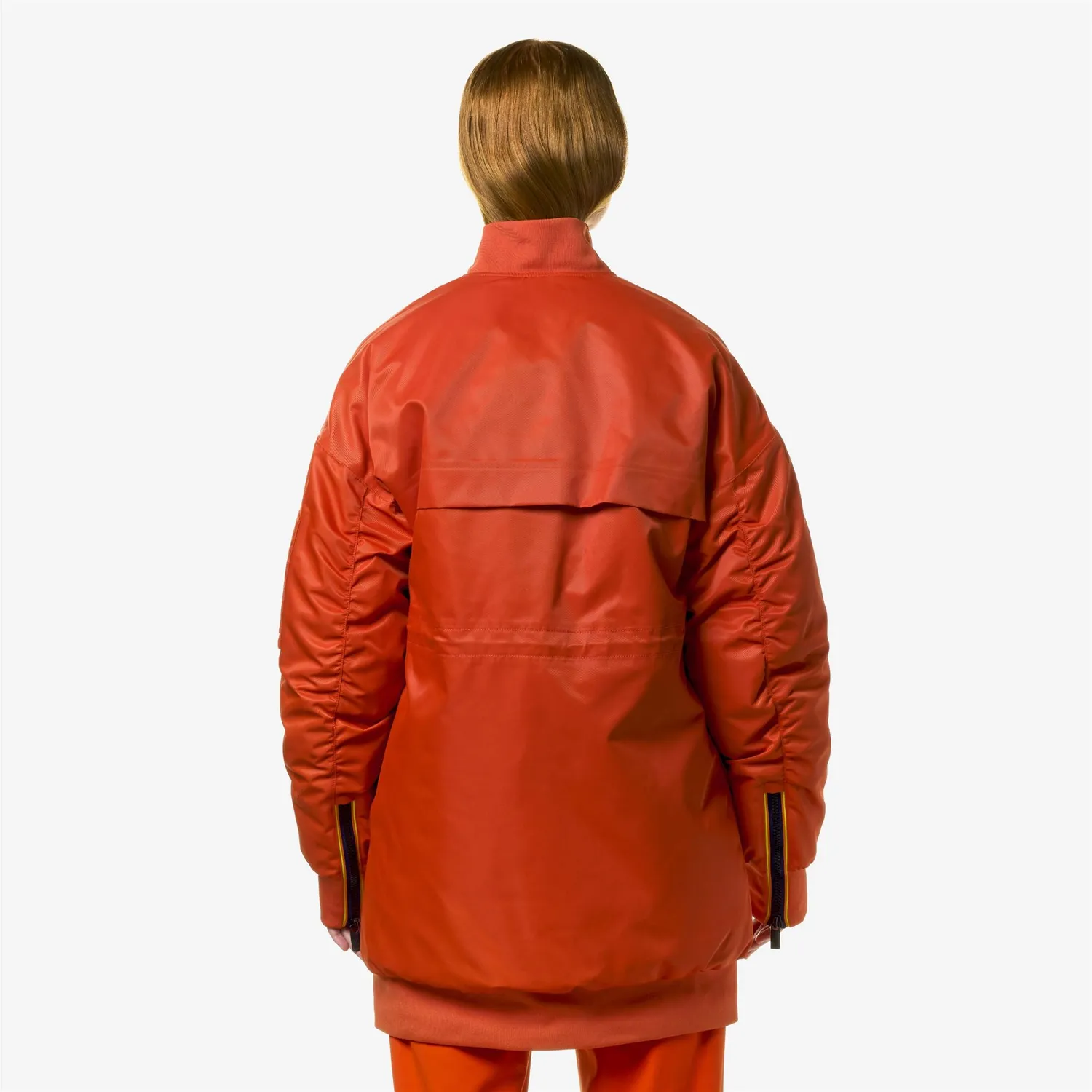 K-Way Lonw Thermo Shiny geaca dama Orange Pumpkin calduroasa
