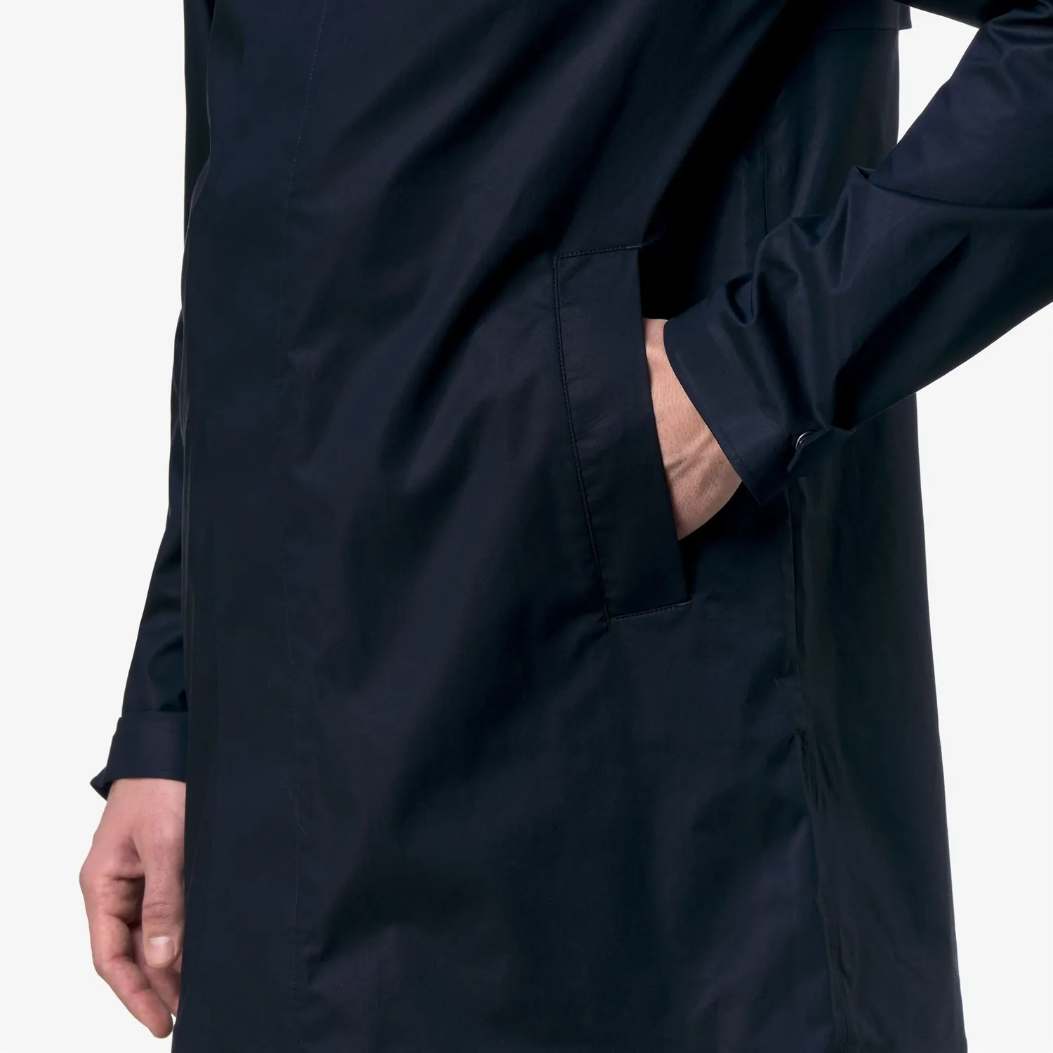 K-Way Tommy Cotton 3Layers palton Blue Depth