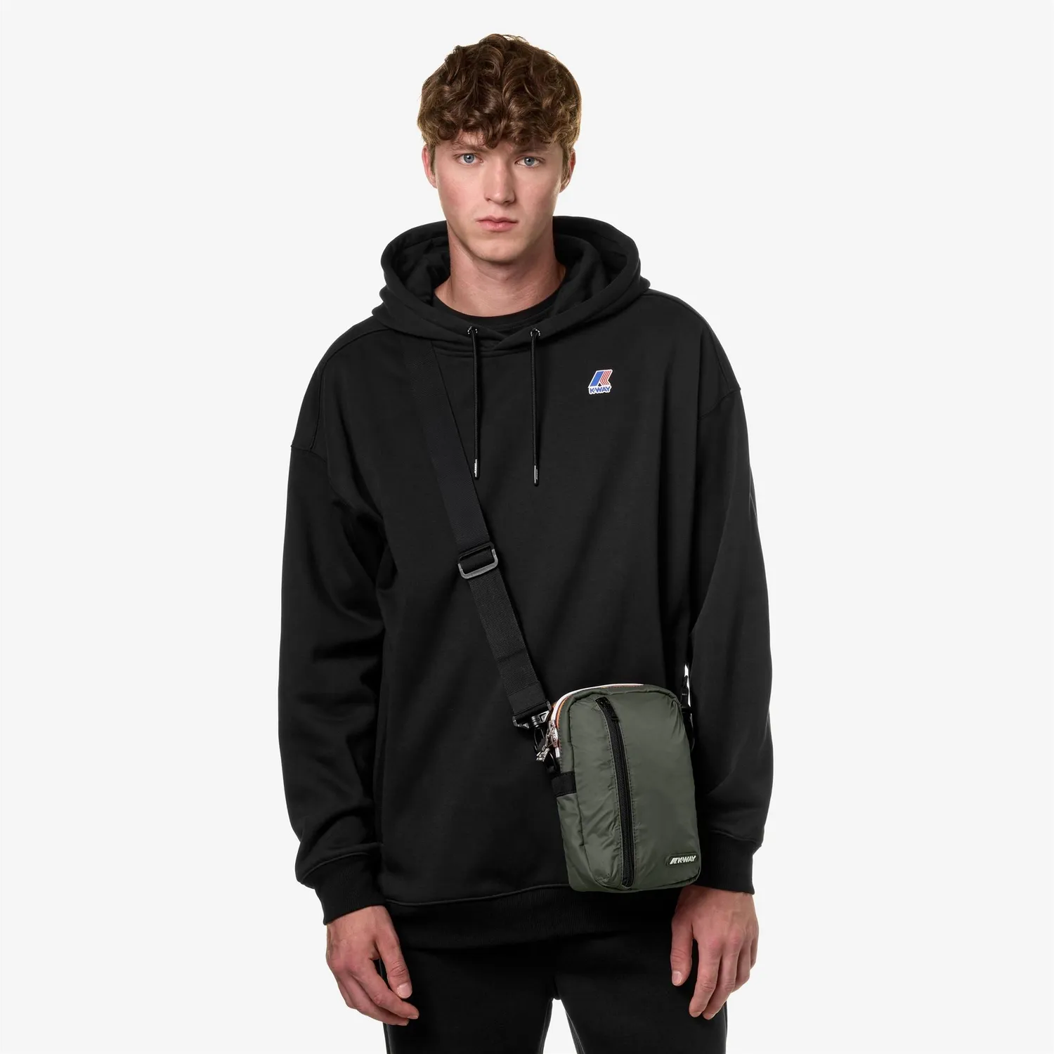 K-Way Barbiton geanta umar unisex verde impermeabila