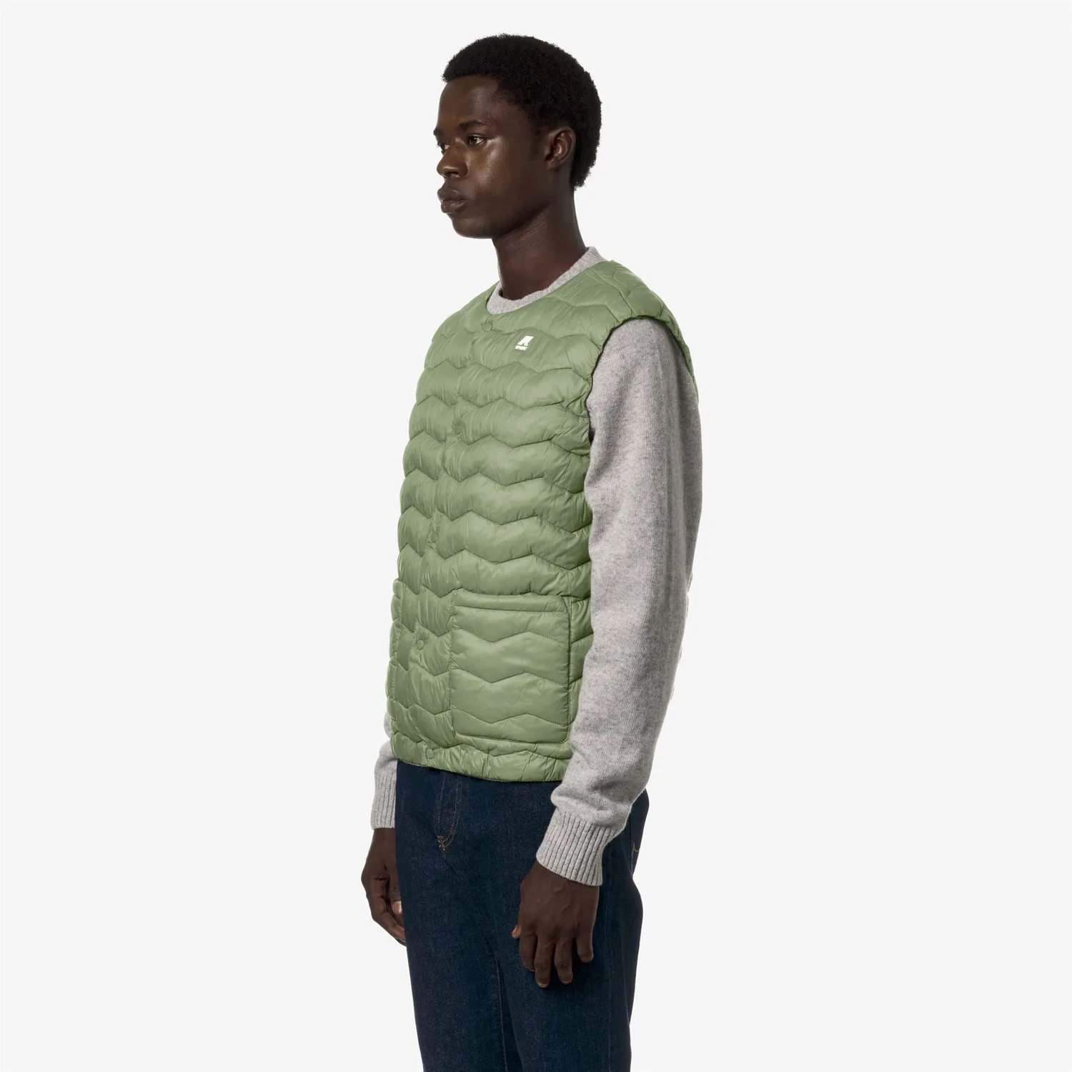 K-Way Valty Quilted Warm vestă bărbați verde salvie