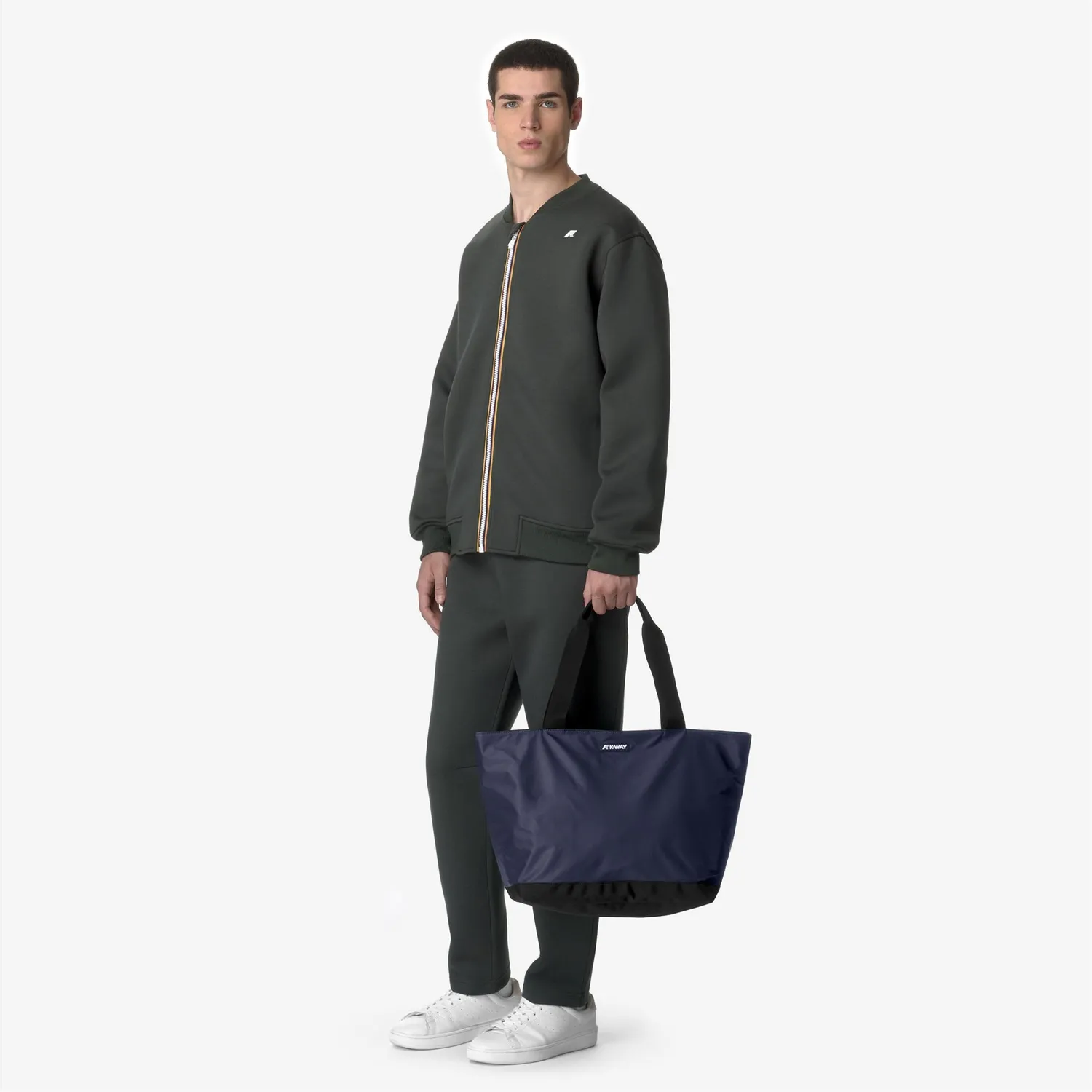K-Way Clere tote bag albastru depth impermeabil