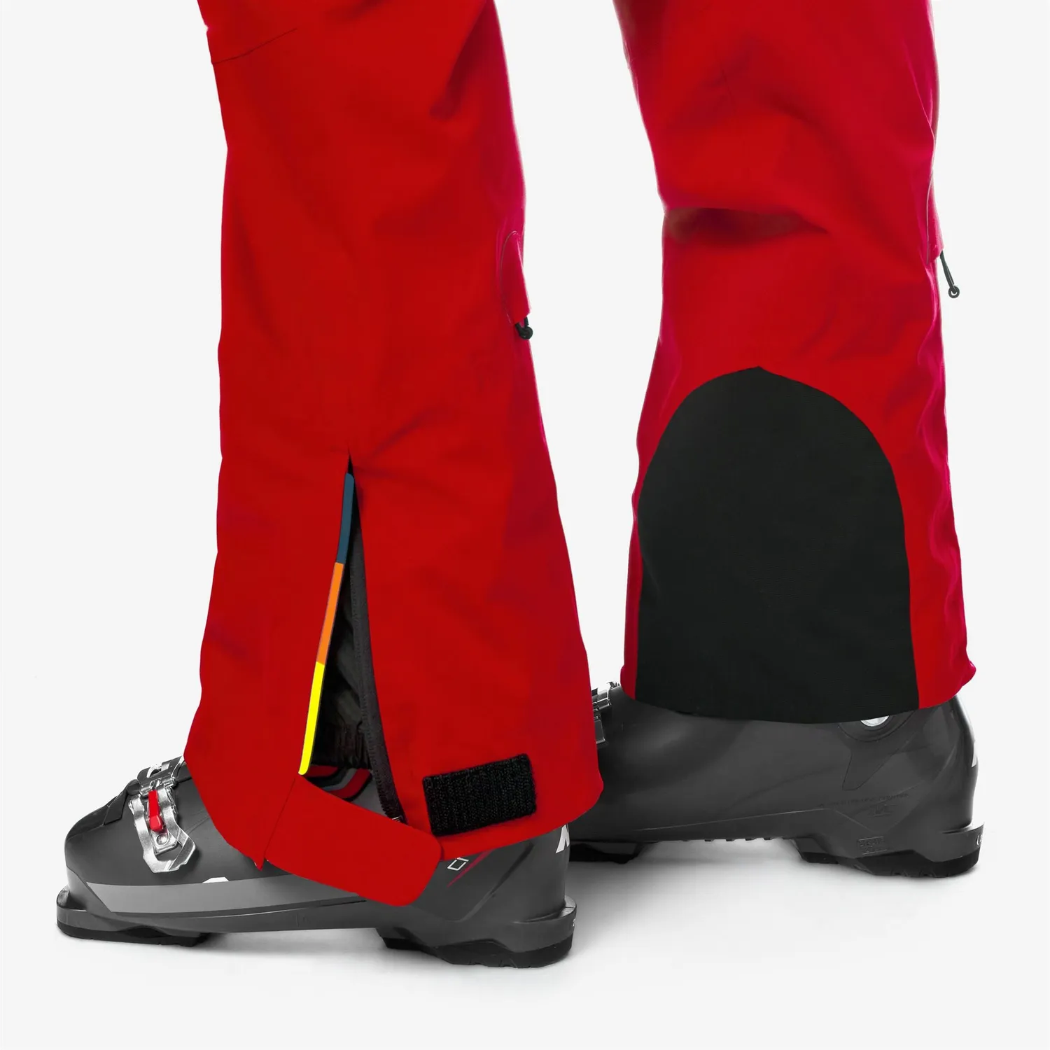 K-Way Aussois Micro Twill 3 Layers pantaloni rosii schi