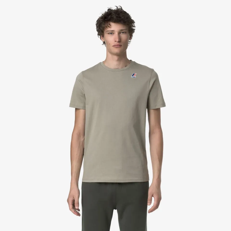 K-Way Leonide tricou unisex verde Oak bumbac