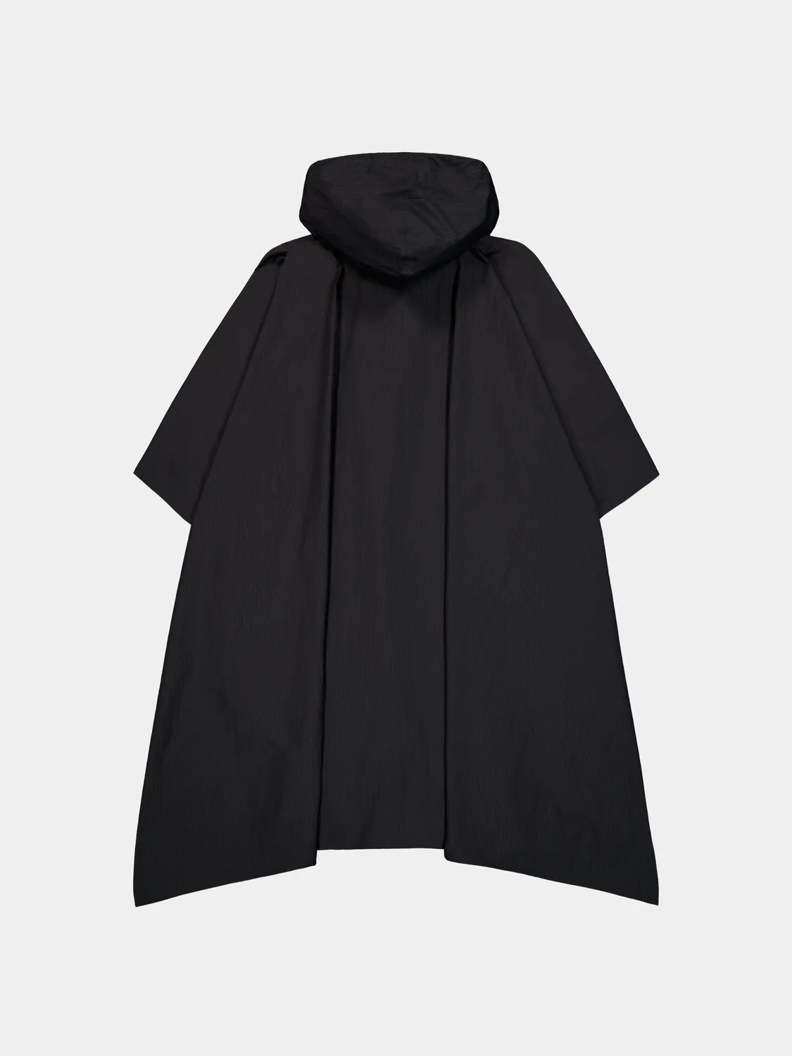 Alpha Industries Packable Rain Cape pelerina negru impermeabila