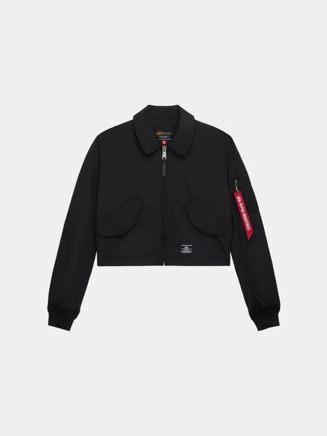 Alpha Industries CWU 36/P geaca bomber dama neagra rezistenta apa