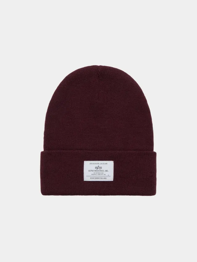 Alpha Industries Essential caciula neagra acril