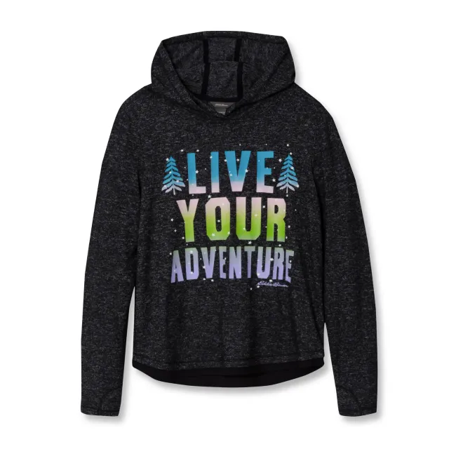 Eddie Bauer Graphic Ultrasoft hanorac fete bleumarin