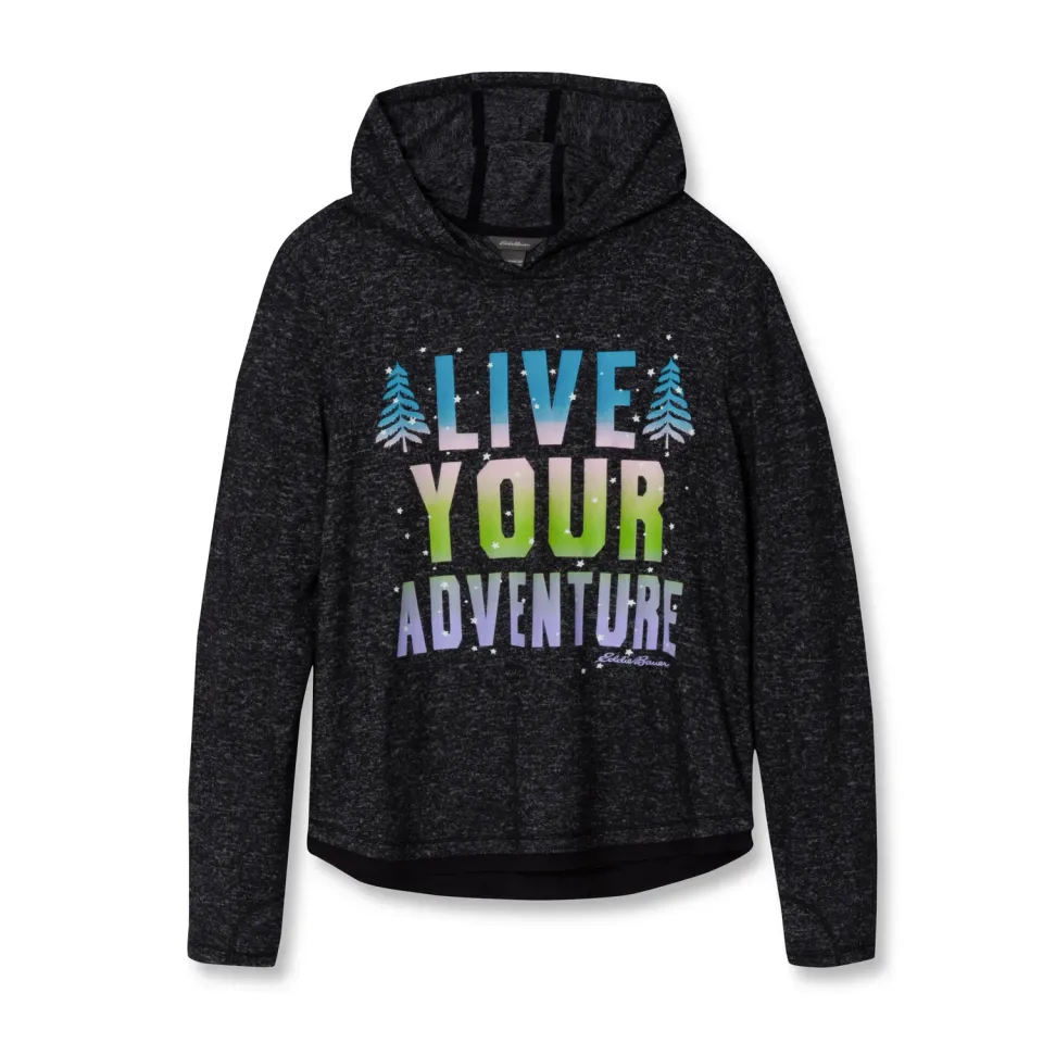 Eddie Bauer Graphic Ultrasoft hanorac fete bleumarin