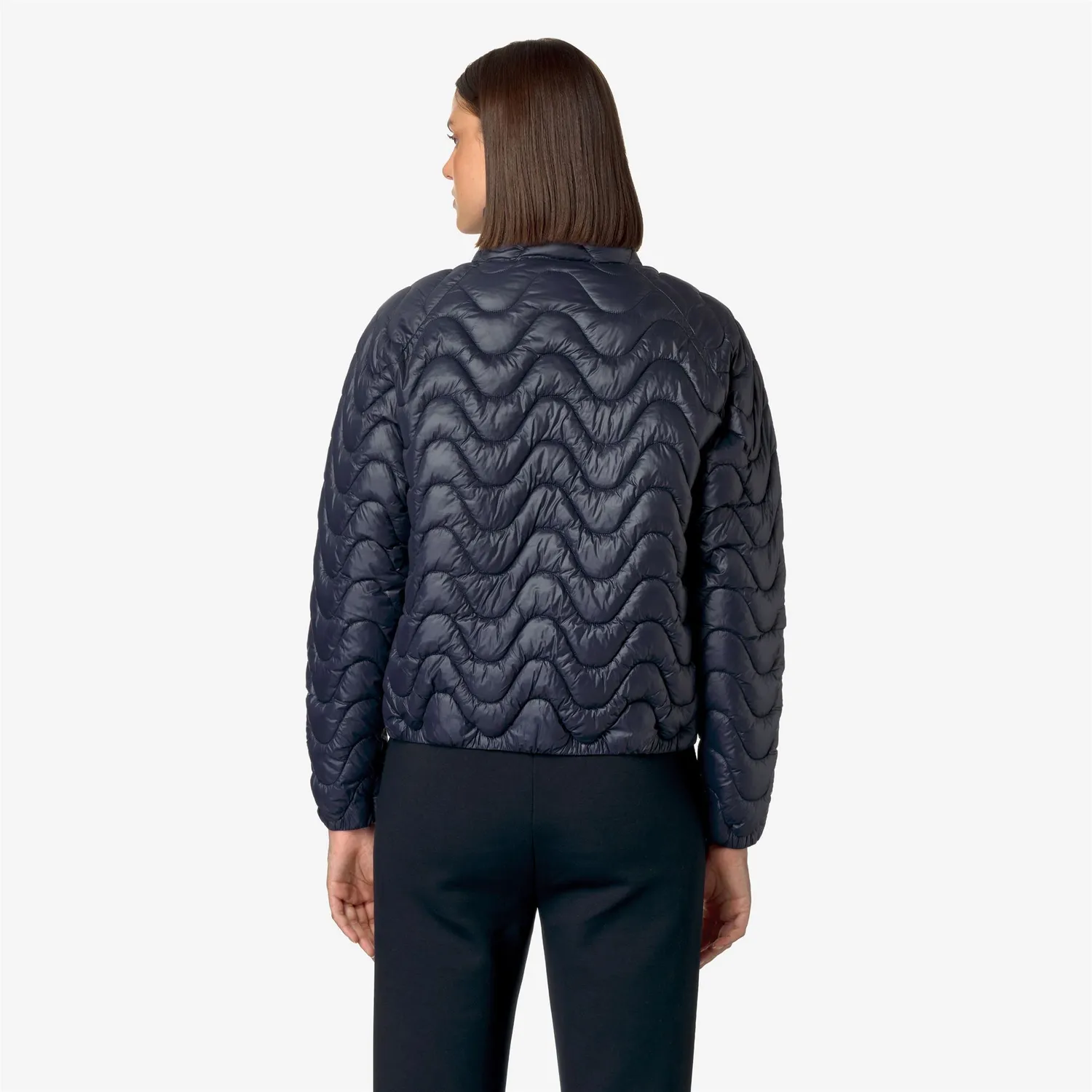 K-Way Sojenne Quilted Warm palton dama albastru Thermore