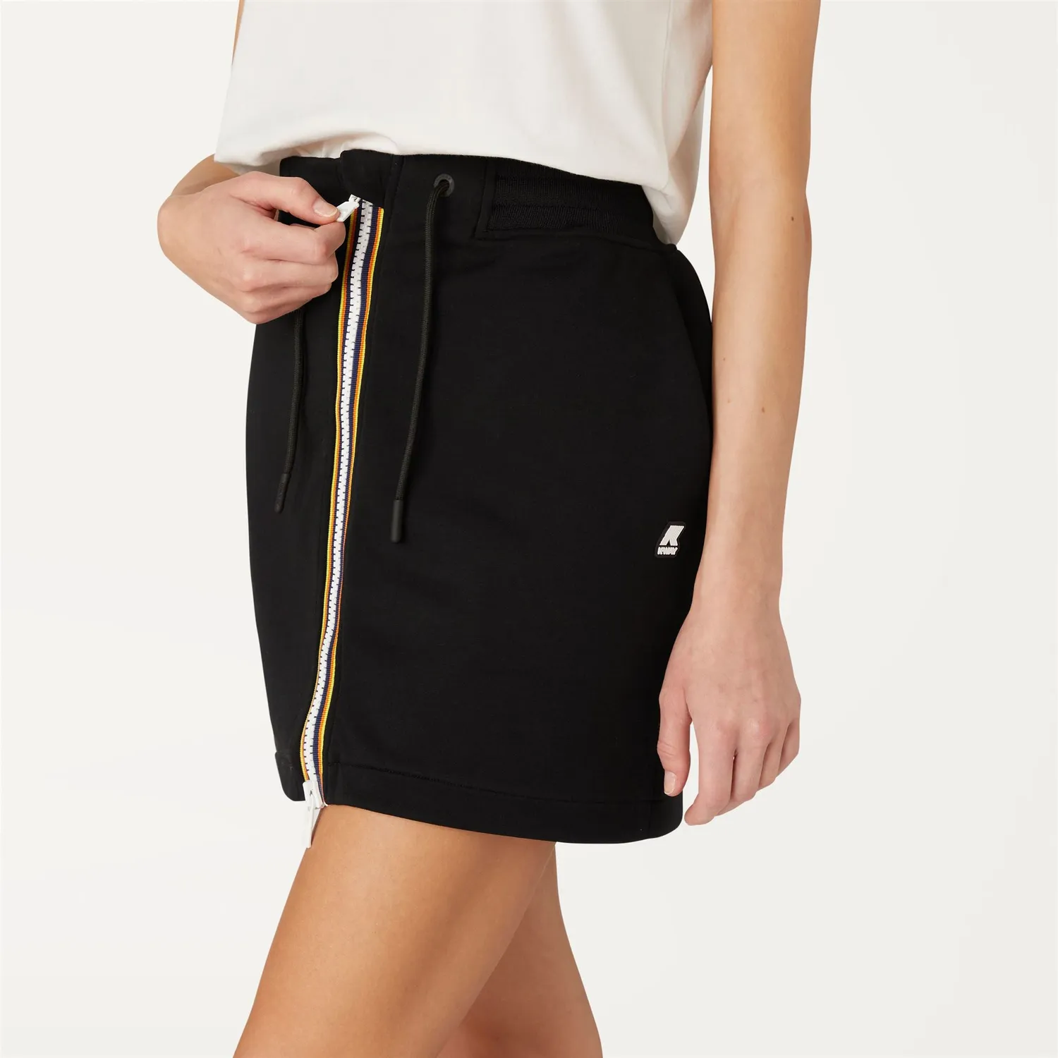K-Way Josette Light Spacer fusta neagra scurta