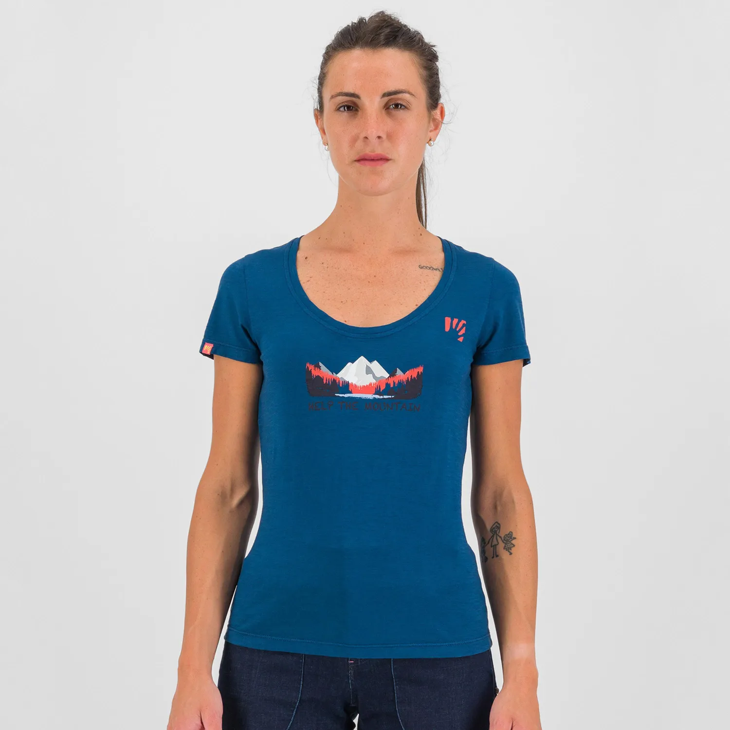 Karpos Ambretta W T-Shirt tricou bumbac mesaj munte