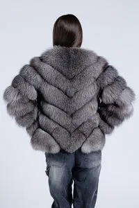 Mareus Grey Frost 273 haina blana vulpe dama gri scurta