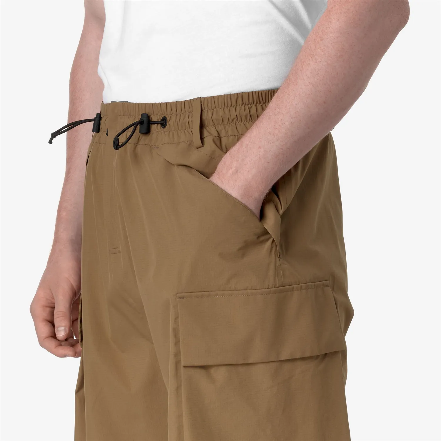 K-Way Amiable Diemme pantaloni cargo maro impermeabili