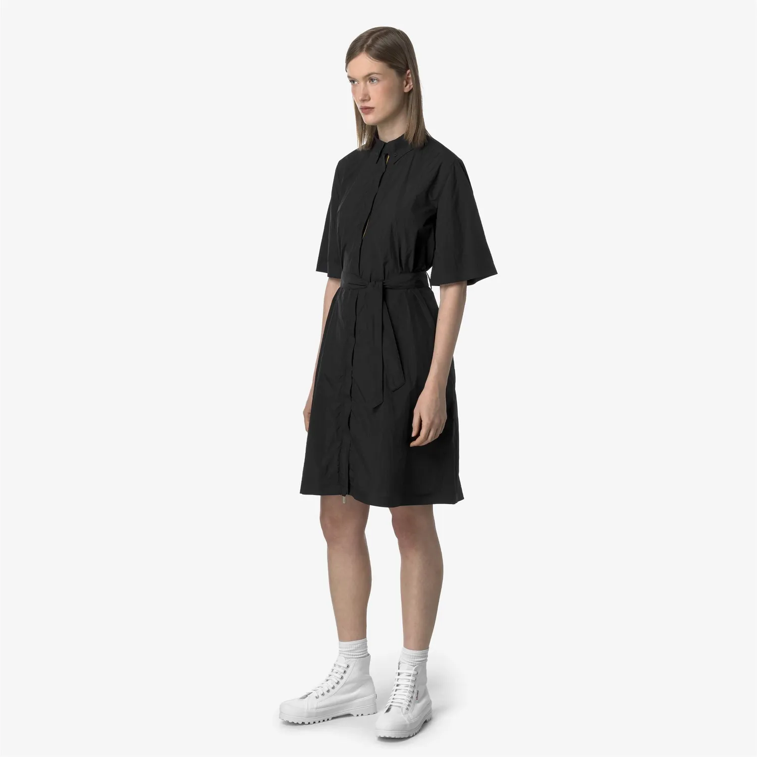 K-Way Lizy geaca dama negru impermeabil 3/4