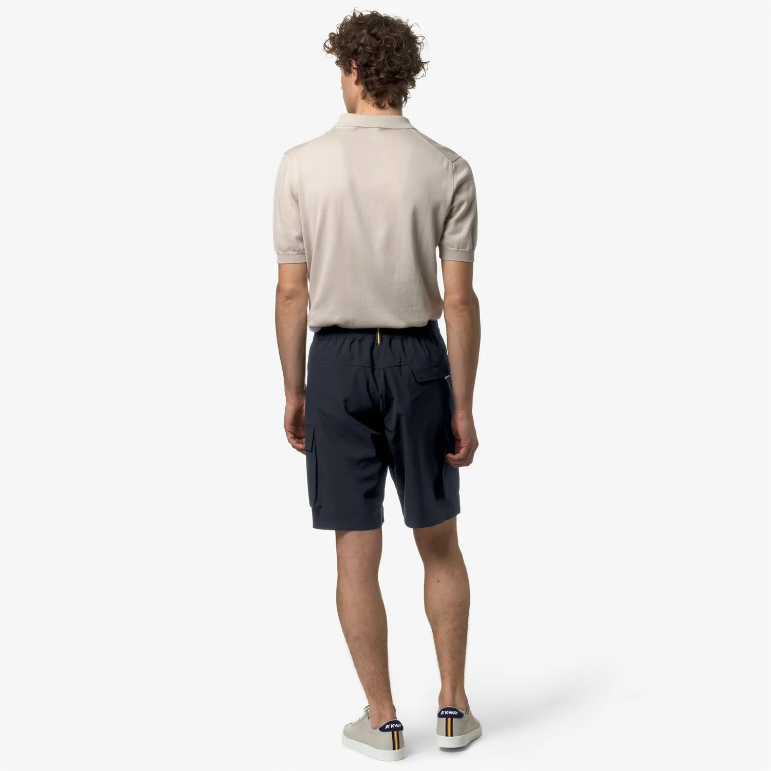 K-Way Bastyel pantaloni scurti cargo barbati albastru vara