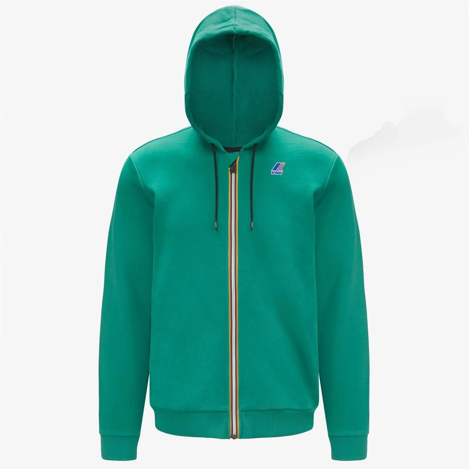 K-Way Arnel hanorac unisex verde bumbac cu gluga