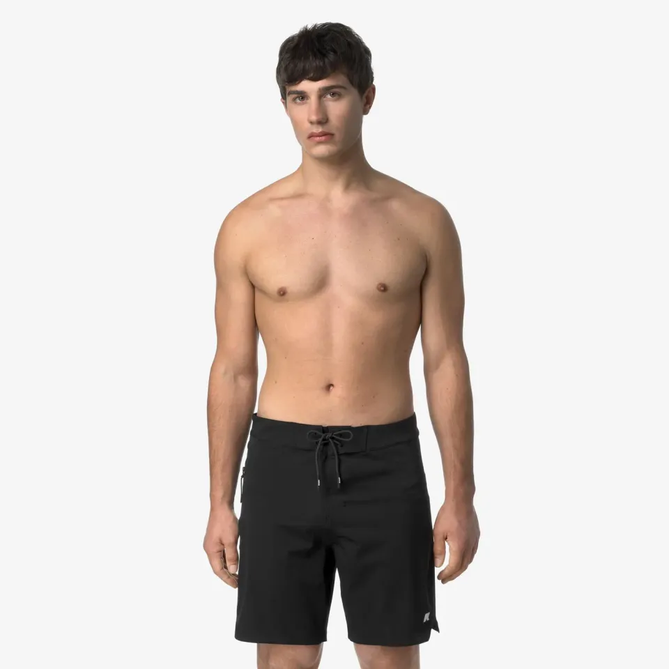 K-Way Haxley Tek Stretch sort plaja barbati Black Pure anti-UV