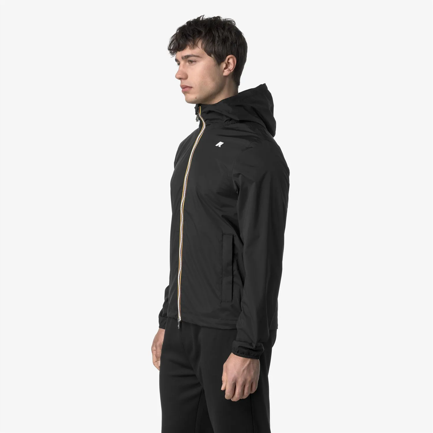 K-Way Jack Stretch Nylon Jersey geaca barbati negru slim