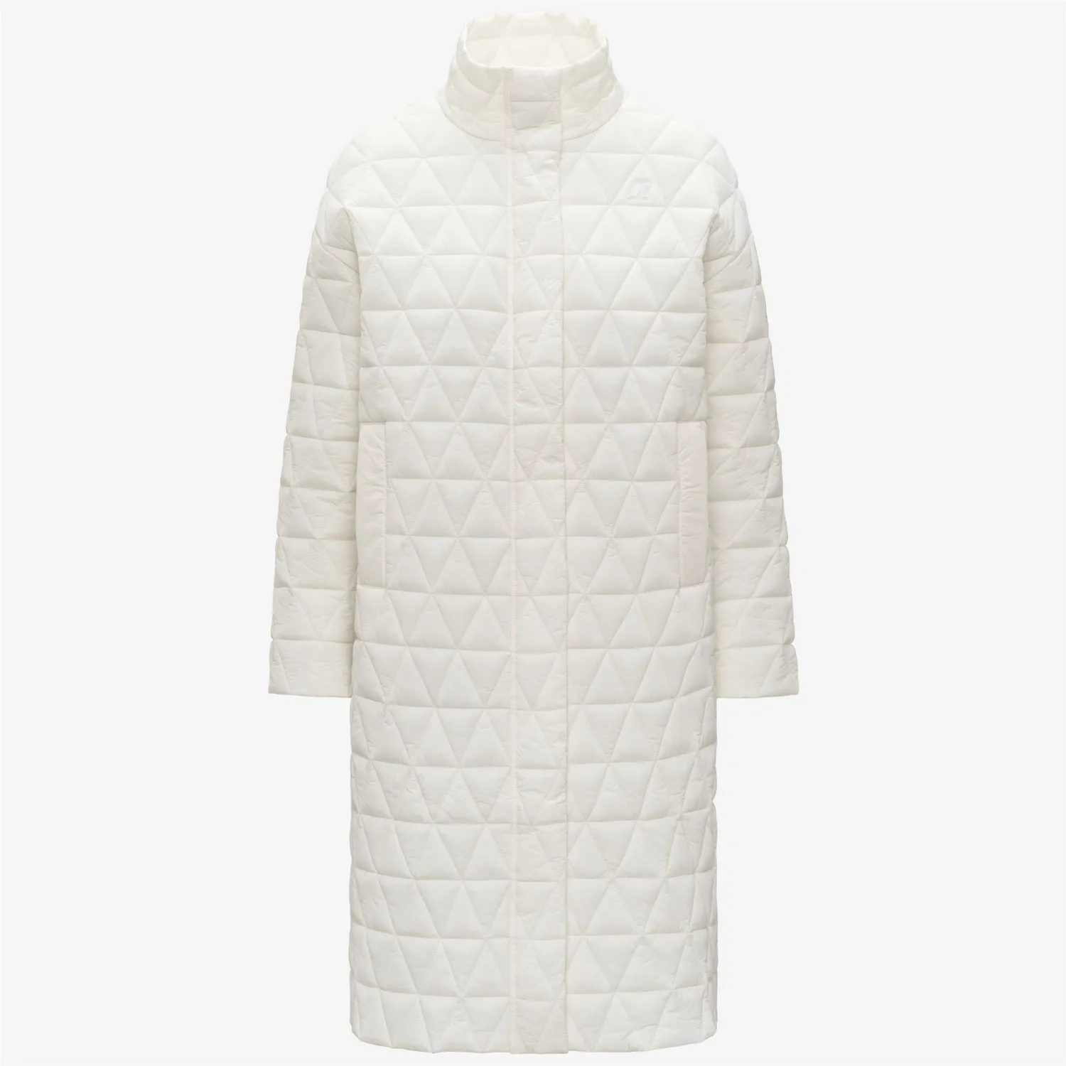 K-Way Sonja Diamond Quilted Warm palton dama alb calduros