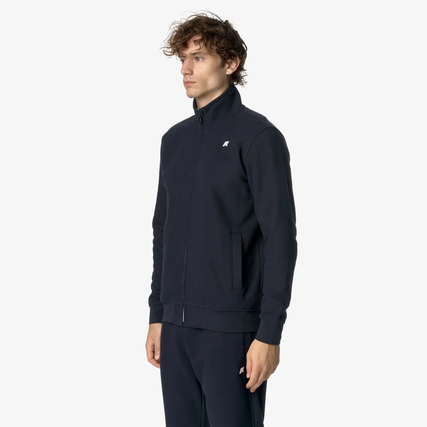 K-Way Finn Heavy Fleece hanorac bărbați albastru gros