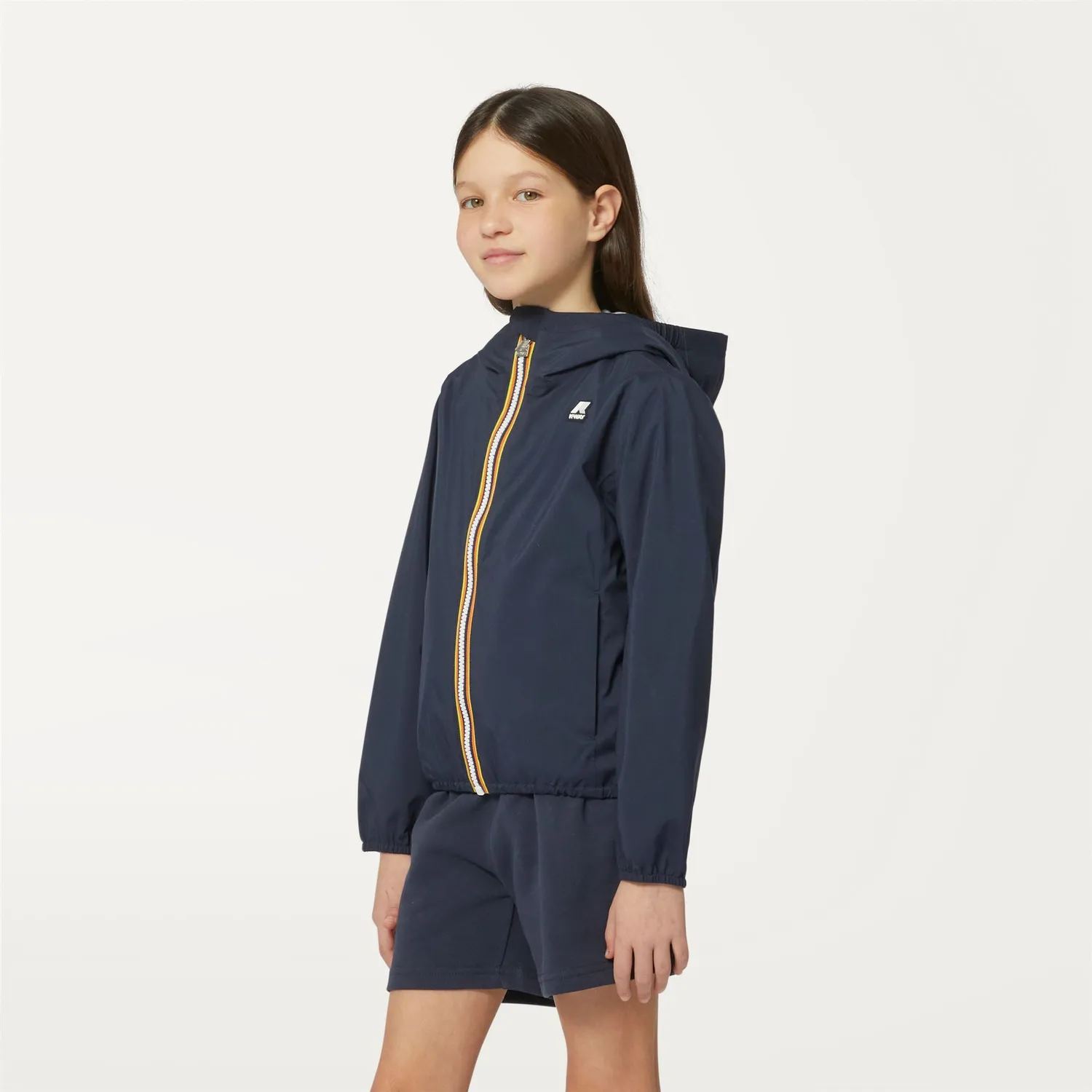 K-Way Lily Stretch Poly Jersey geaca fete albastru impermeabila