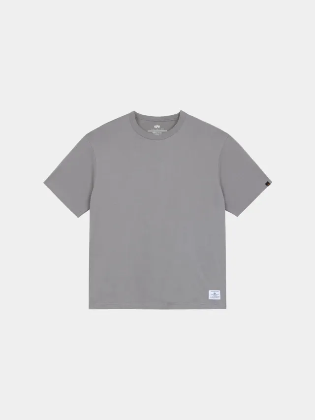 Alpha Industries Essential Destination tricou gri bumbac imprimat