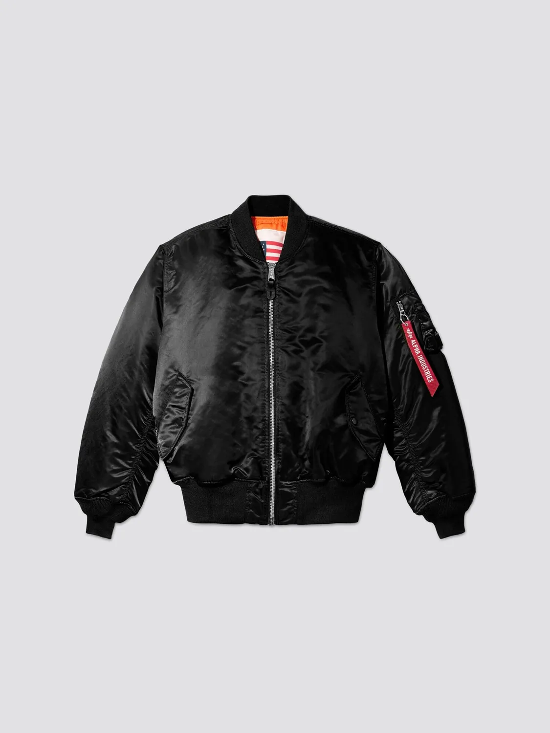 Alpha Industries MA-1 Blood Chit geaca bomber neagra nylon